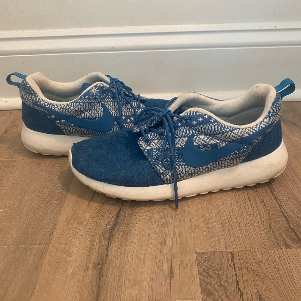 Blue Nikes